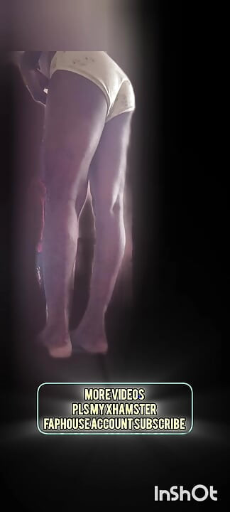 Sexy Lingerie Poses Bra Panty Try-on Back View Tease