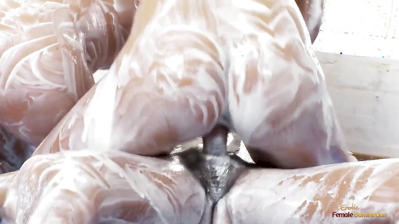 Beauties Get Covered in Whipped Cream During a Hardcore Sex Session