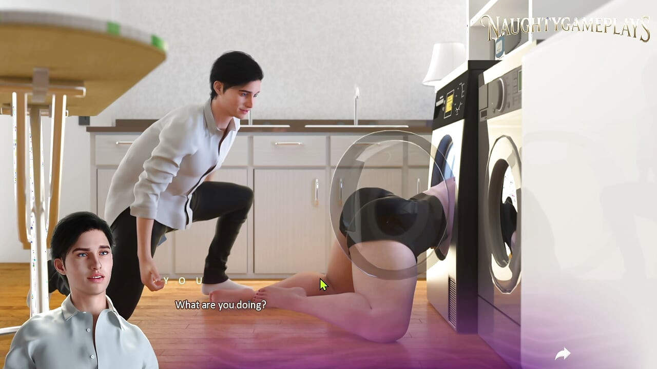 stepson fucks stepmom while she's stuck in washing machine - Apocalust Part 04 By psychodelusional - 3D Game Replay