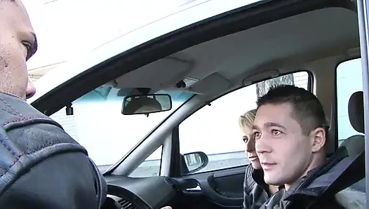 Young husband looks her unfaithful wife fucking with a black guy