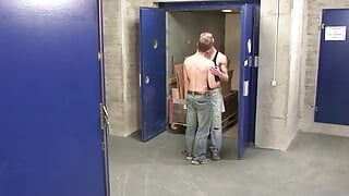 Hot and wild fuck in the Locker Room between horny gays