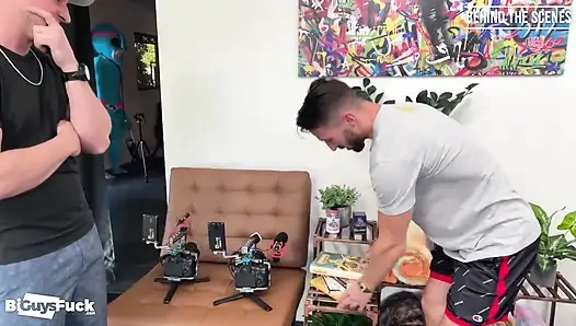 За кулисами до траха и после траха