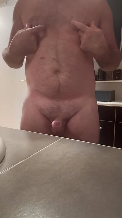 CUMMING IN THE BATHROOM WITH MY UNCUT