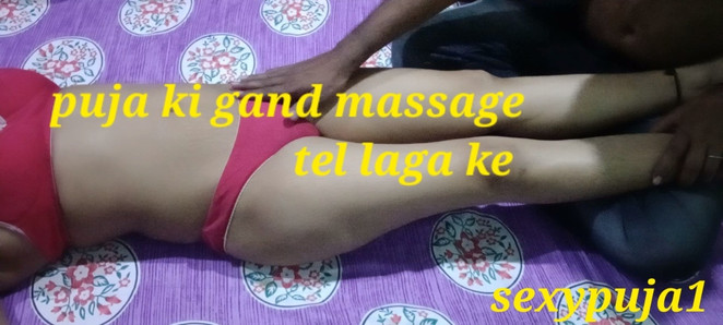 Bhabhi ji ka oil massage pura body mei tel laga ke malis kiya sexypuja ki garm jawaani  hindi odio HD 1080 bangali 