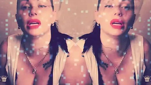 Du bist ein alberner fick, der wichst, während ich über dein dummes gesicht lacht und dich demütige! (Spezielle Effekte)