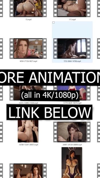 Aerith en animación de sexo 3d