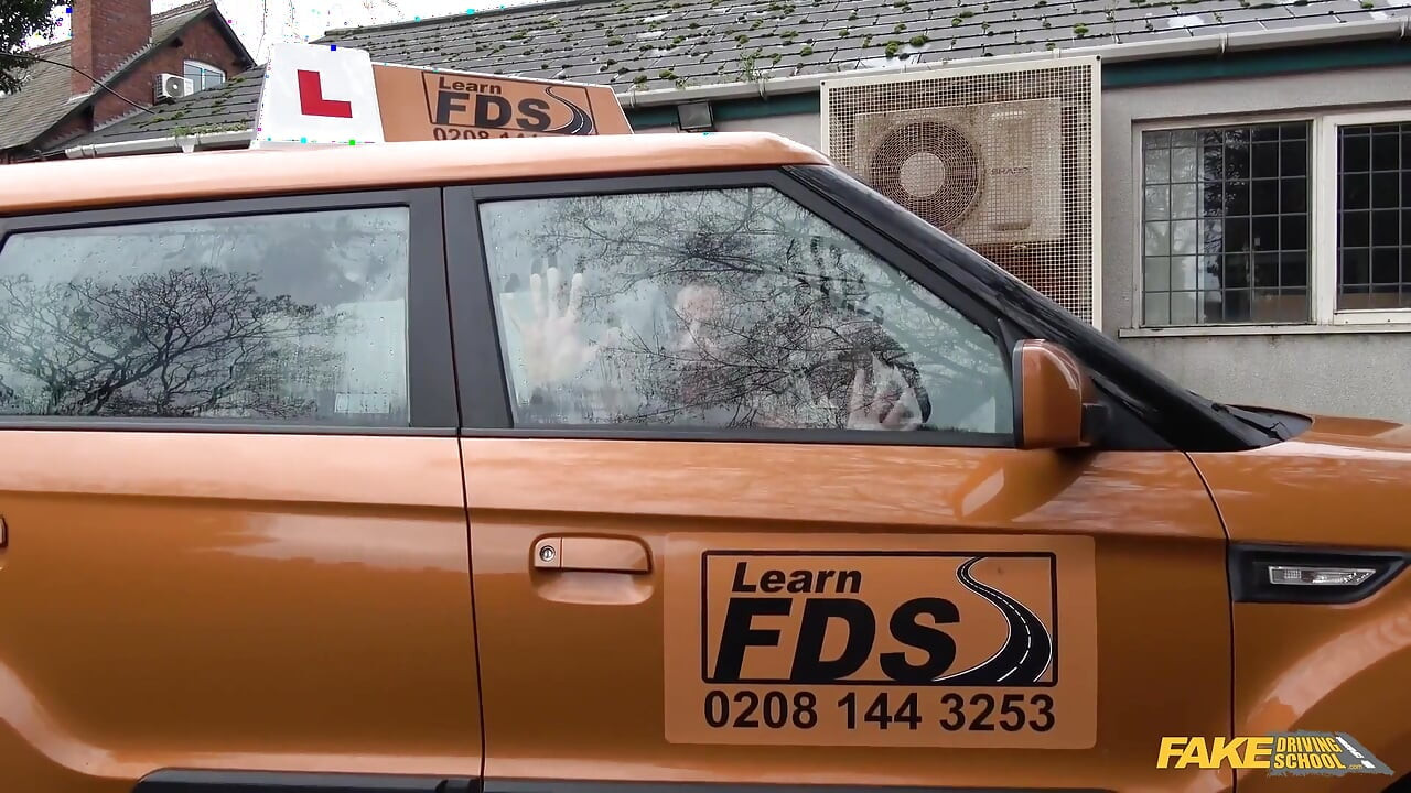 Fake Driving School - Big Tit Hot Brunette Jasmine Jae Flashes Max in a Car & Pulls Him for Doggystyle Sex