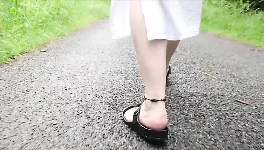 Birkenstock Mountain Pines Have Fun in the Rain Puddle