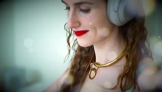 Dessous durch die zeitlupe