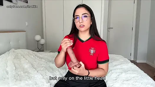 FEIERN SIE PORTUGALS SIEG UND KOMMEN SIE AUF MEINE TITTEN - WICHSANLEITUNG-BLOWJOB