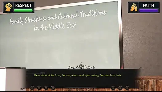 Бану на Западе 3 первый день лекции, а затем София так странно дома
