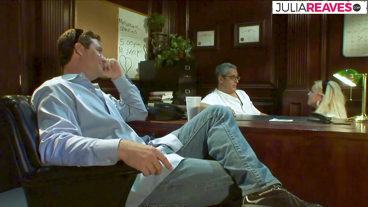 Blonde gags on a massive cock then gets fucked to a mouth cumshot