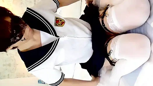 Film fitur no. 43 mayu no 43: cuplikan video cosplay seks pakai seragam pelaut
