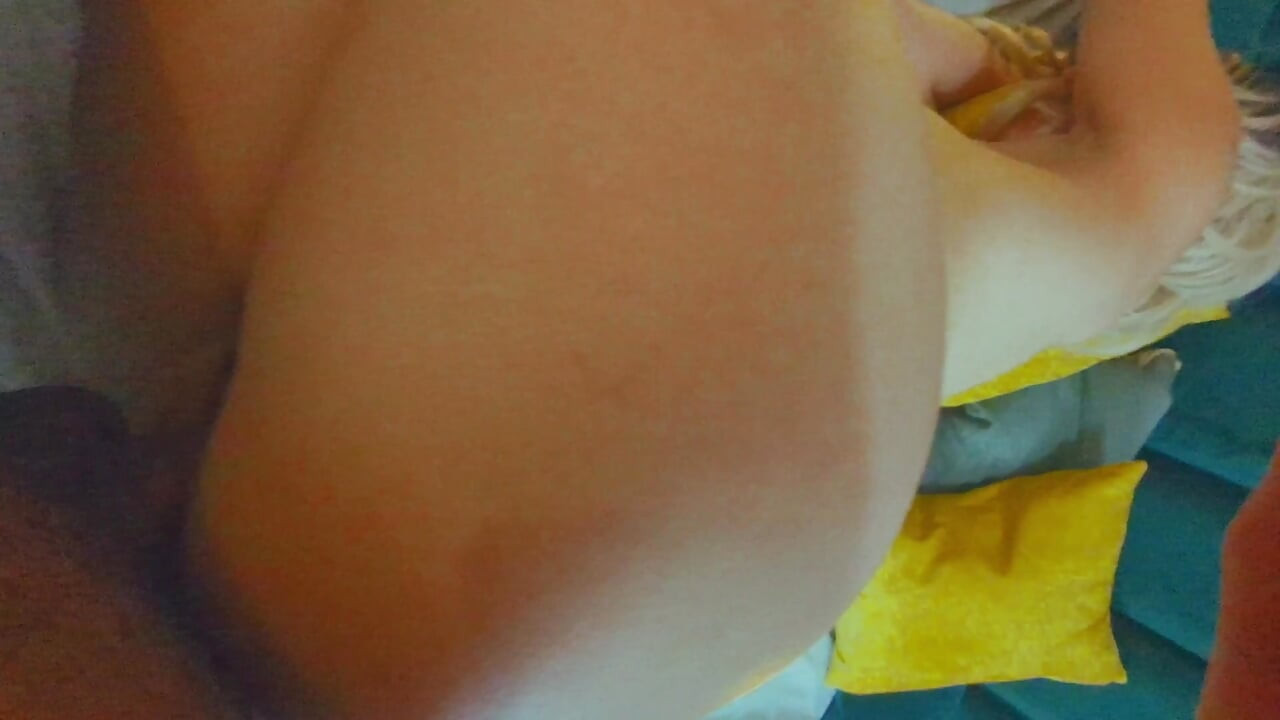 Fresh out of the shower, slow and passionate sex on the bed - French couple Emile & Amelie