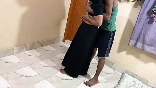 I hug and fuck maid in my house