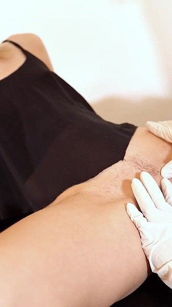 Captivating moment from "German Nymphomanic Teen Micky Muffin seduce the Doctor to Fuck"