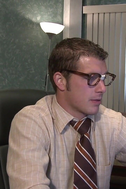 Horny secretary bangs her big cocked boss