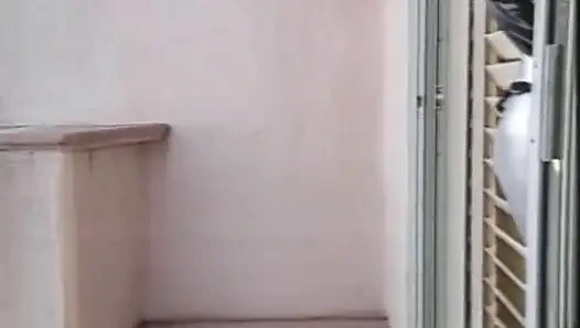 Busty mistress teases her sex slave stud before he fucks her doggy style
