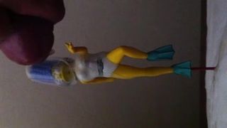 Marge Simpson figure cum shot