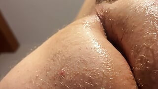 Grandpa fuck by his 50 cm dildo and 6 cm in diameter
