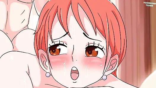Nami, webcam-mädchen! One Piece hentai (porno-anime-sex) 4K 2026