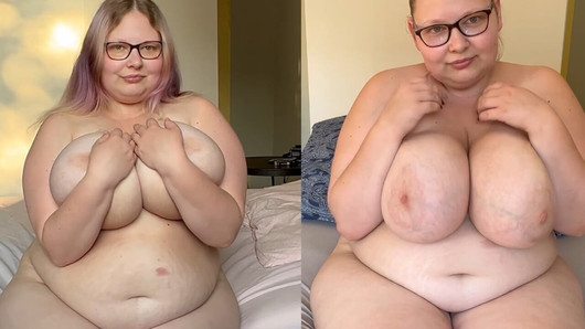 18anni bbw con tette estremamente enormi!! Orgasmo!!!