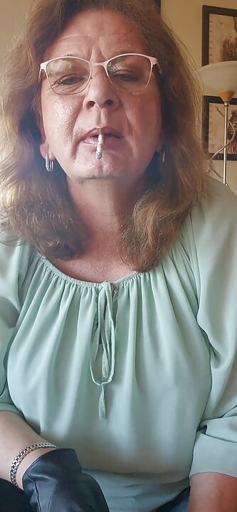Enjoying a cigarette and ashing in my mouth