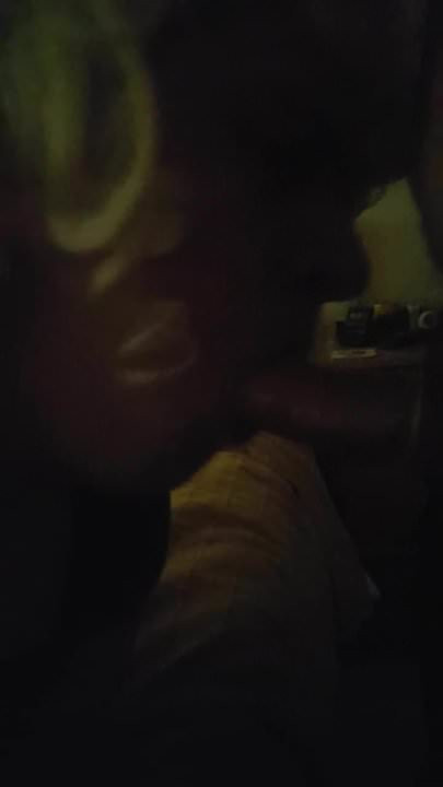 Sissy exposed sucking cock