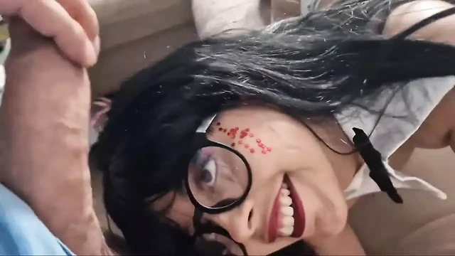 Unfaithful brunette gets fucked by the rental owner