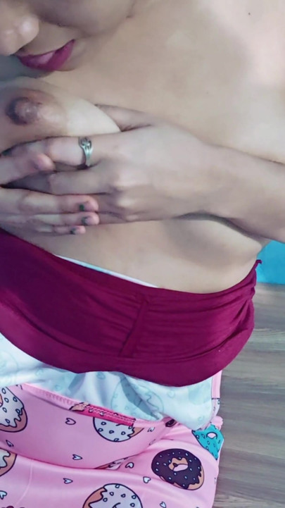 My Huge Natural Boobs Milk Your Cock Dry | Clip 1