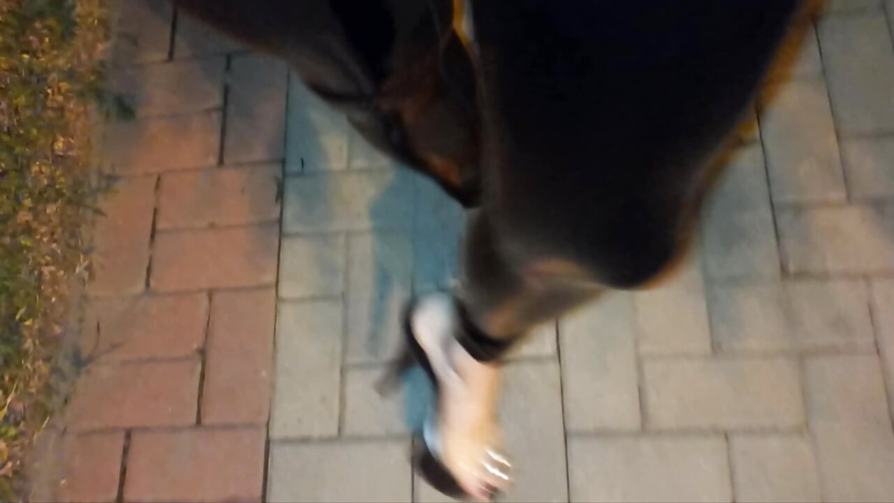 Latex Legs & Clear Fuck-Me Heels