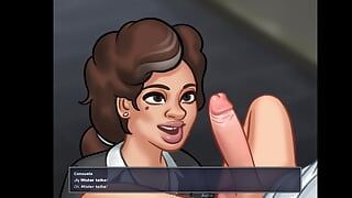 Semua adegan seks dengan pembantu rumah - Summertime Saga - pembantu rumah Rusia dikongkek - permainan lucah animasi