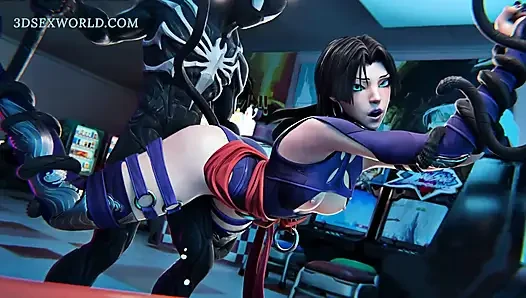 The misunderstanding: psylocke x venom (bokep anime 3d)