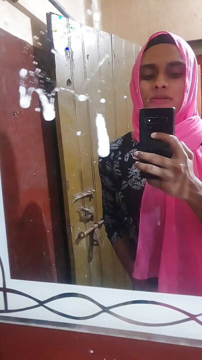 Asian hot Hijabi Shemale masterbation for her