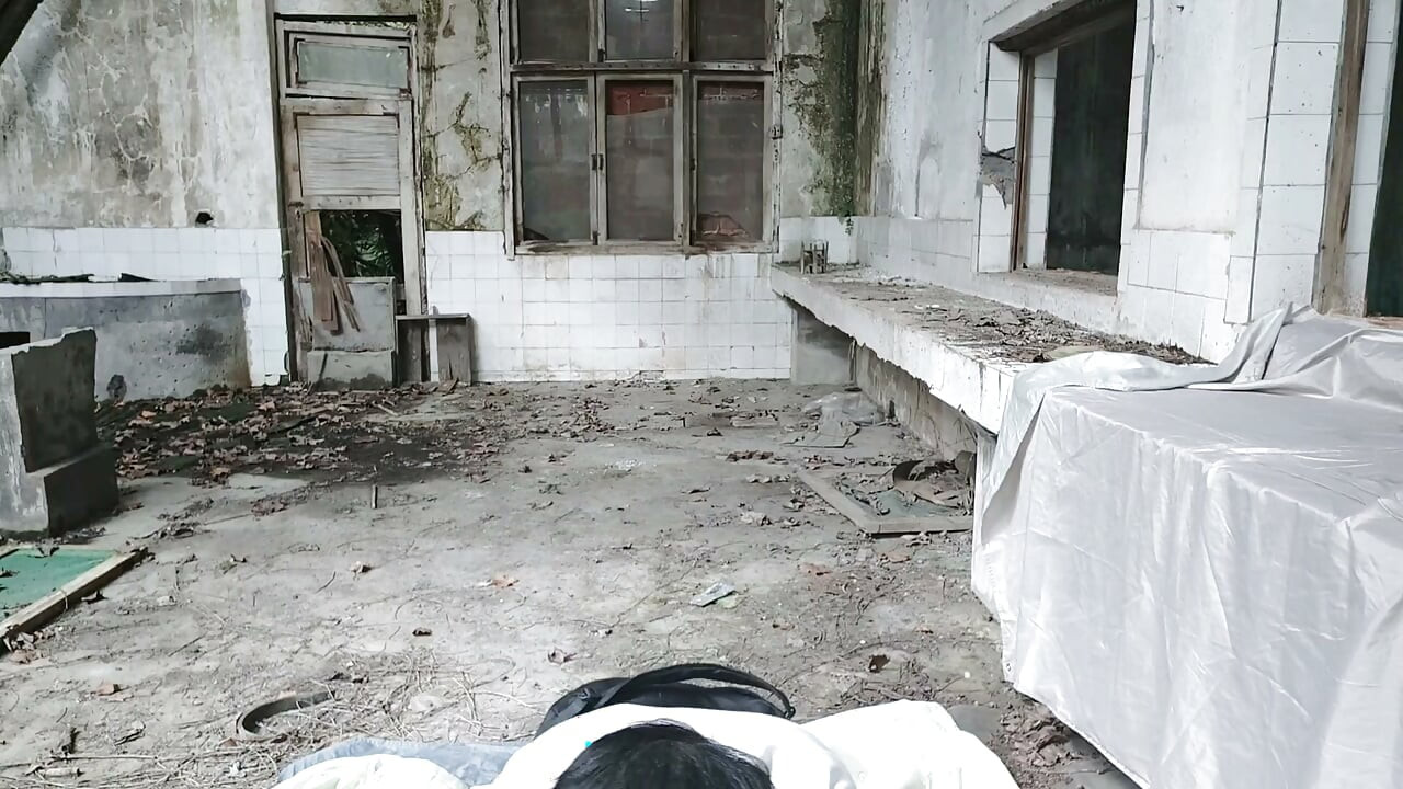 Mischievous Boy's Birthday Special: Masturbation, Moaning, and Ejaculation in the Kitchen of an Abandoned Academy