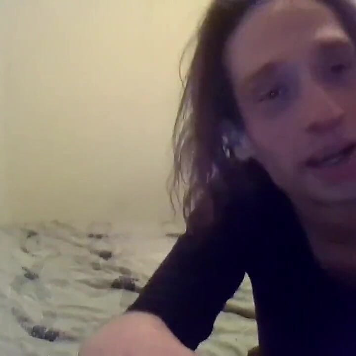 Clothed Transgirl Hoping You a Good Nite & Making a Guest Bed for You (sfw)