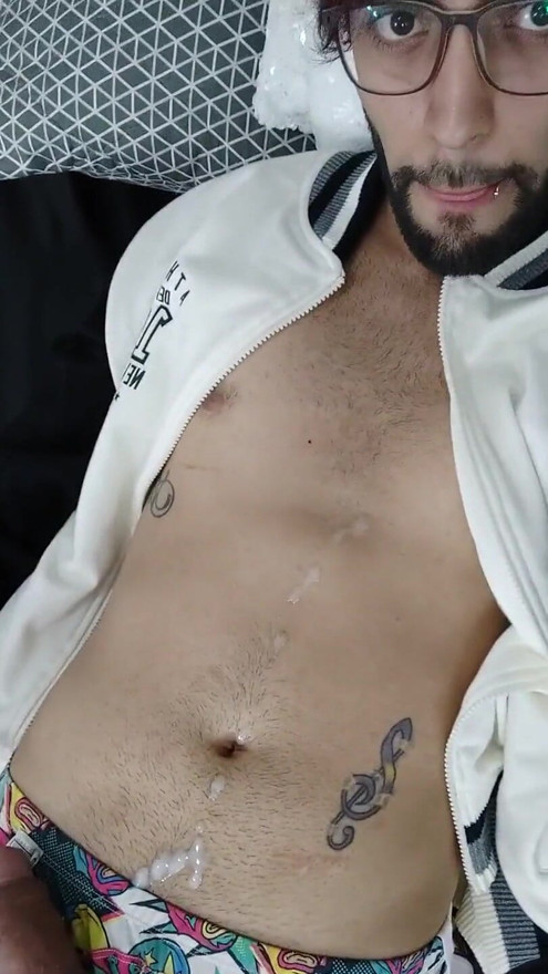 I was so horny after a show I had to shoot a nice load