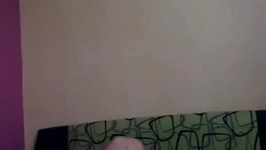 Sex at home with a pleasurable orgasm during penetration in the missionary position.