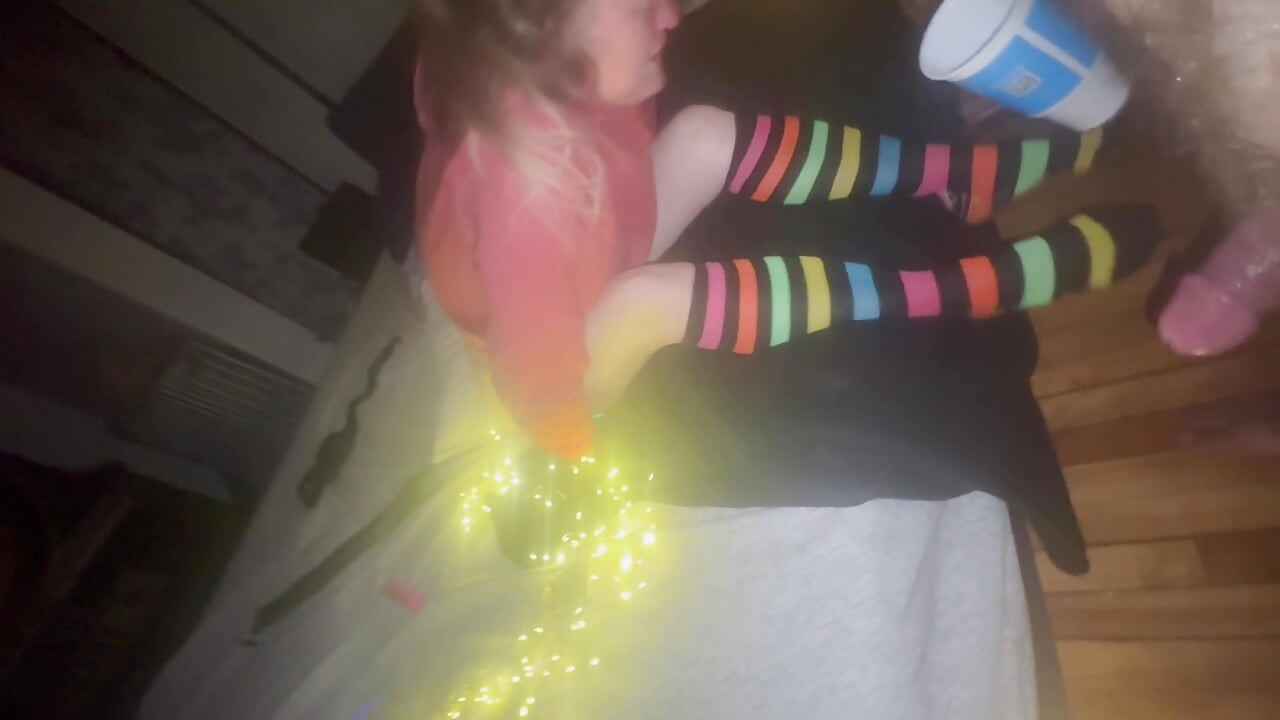 Cum slut ex wife covered in his own juices cant stop squirting MILF