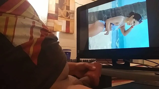 Jerking off my dick like a loser