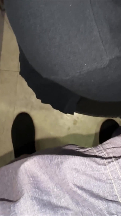 He Puts His Penis on Her Shoulder and She Grabs It.