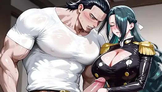 Crocodile (OP) x Fubuki (Chained Soldier)