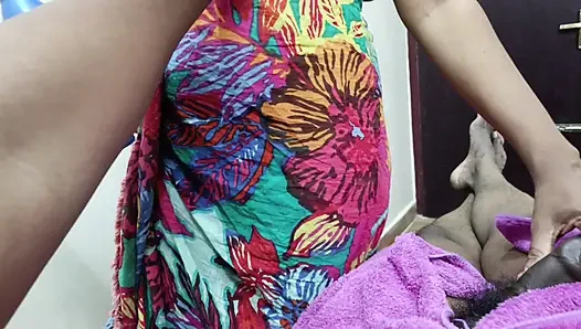 Submissive Busty Redhead Sucking with desire Deepthroat and blowjob sloppy Big tits Close up