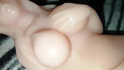 Ультра жизнеподобная силиконовая кукла в видео от первого лица - 4K сессия игрушки соло