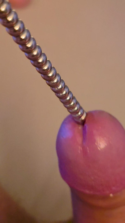 German teen loves to play with his urethra