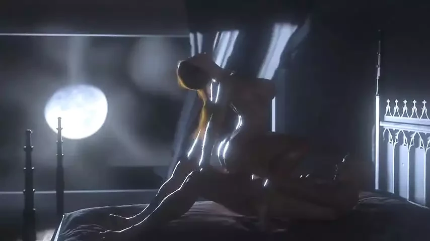 Ele geçirilmiş Lara Croft. Lust Demon Unleashed.