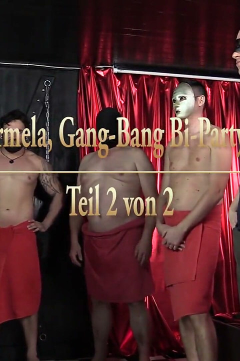 Amanda + Carmela, gang-bang bi-party with 4 guests - part 2
