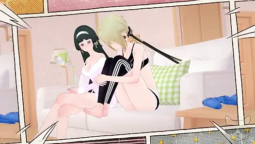 Astra Yao x Evelyn Chevalier (Zenless Zone Zero), холодно и уютно днем