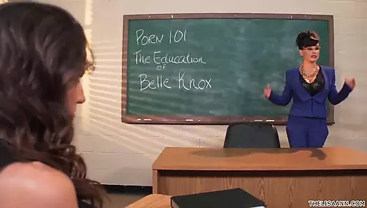 Lisa Ann Nina Hartley and Belle Knox in of MILF