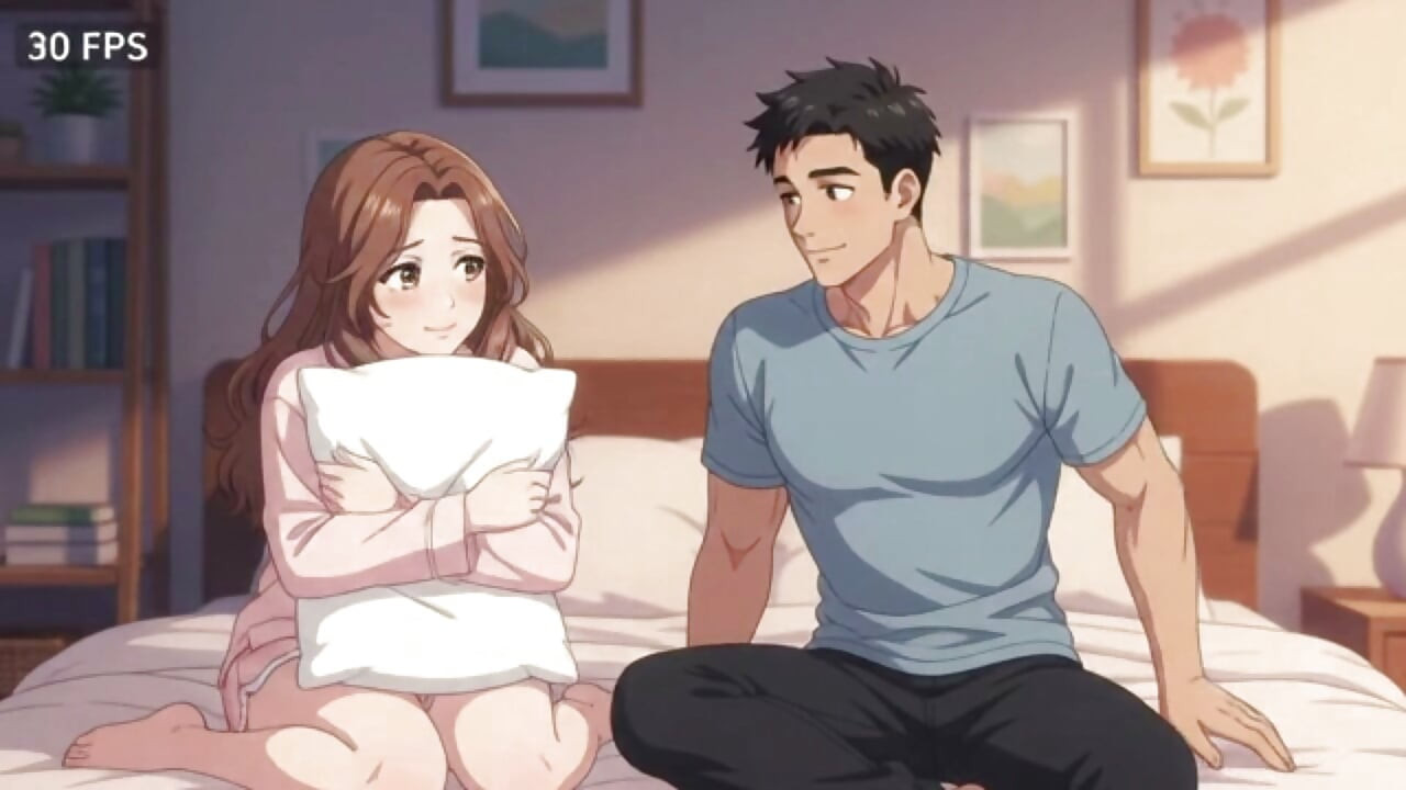 Stepsister share bed with stepbrother turn into sex night